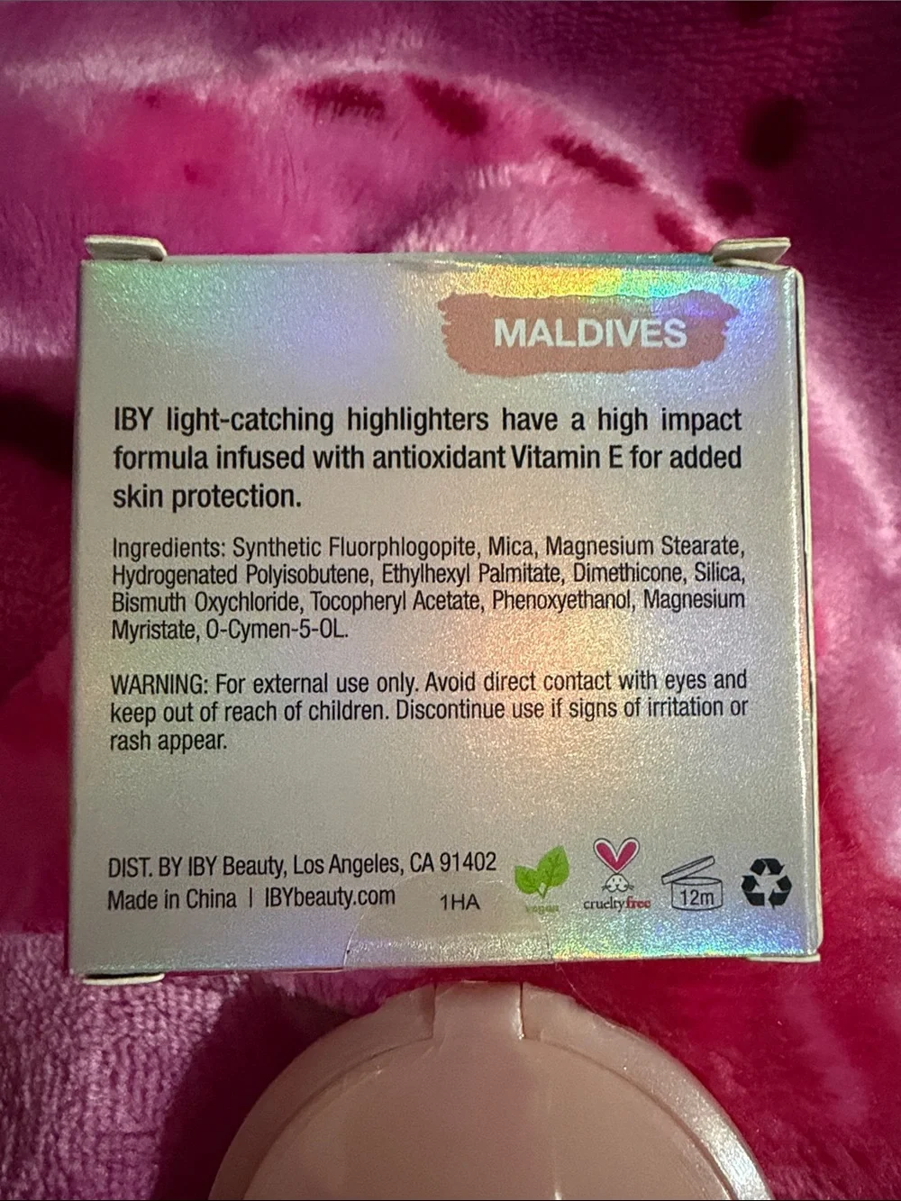 3/$15 🌸 IBY Sunkissed Glow Highlighter - Maldives